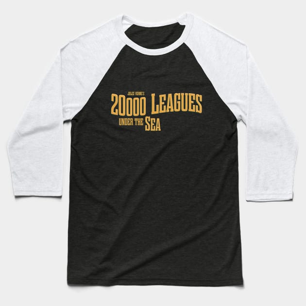 20000 Leagues under the sea Baseball T-Shirt by jimlev